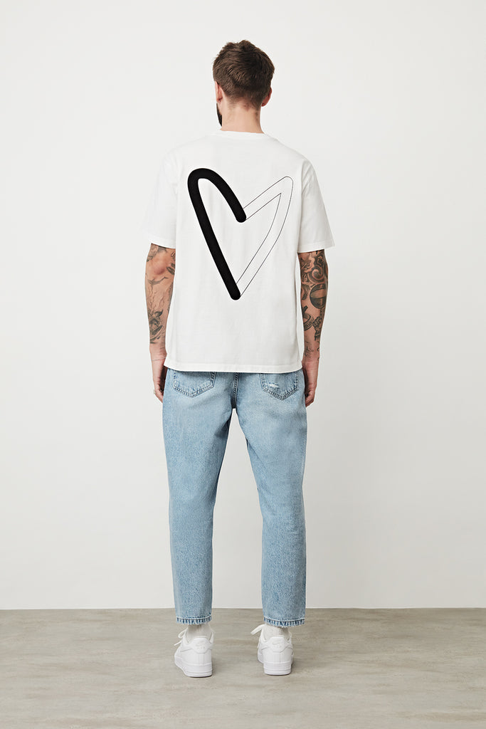 chico camiseta initials blanca deuve brand