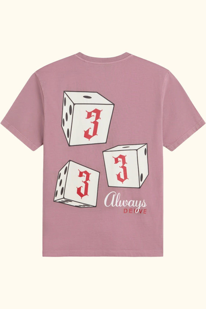 camiseta triple triple rosa deuve brand
