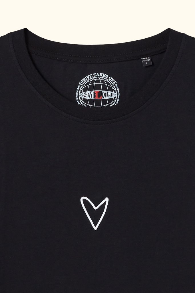 camiseta essential negra deuve brand