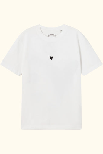 camiseta heart blanca deuve brand