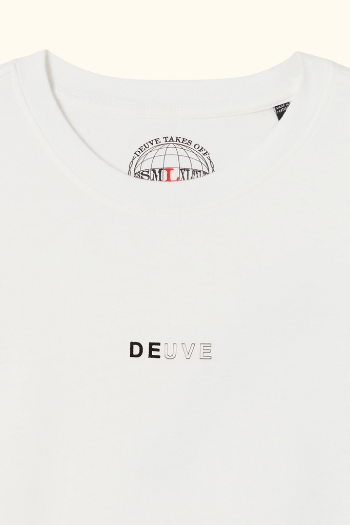 camiseta initials blanca deuve brand