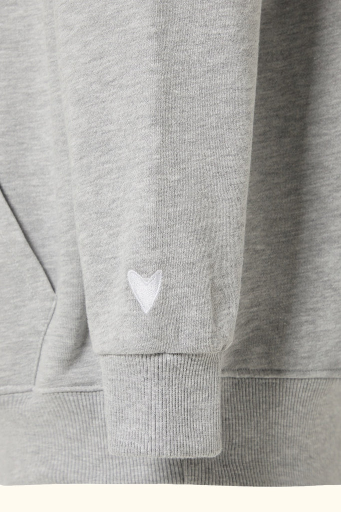 hoodie essential gris deuve brand