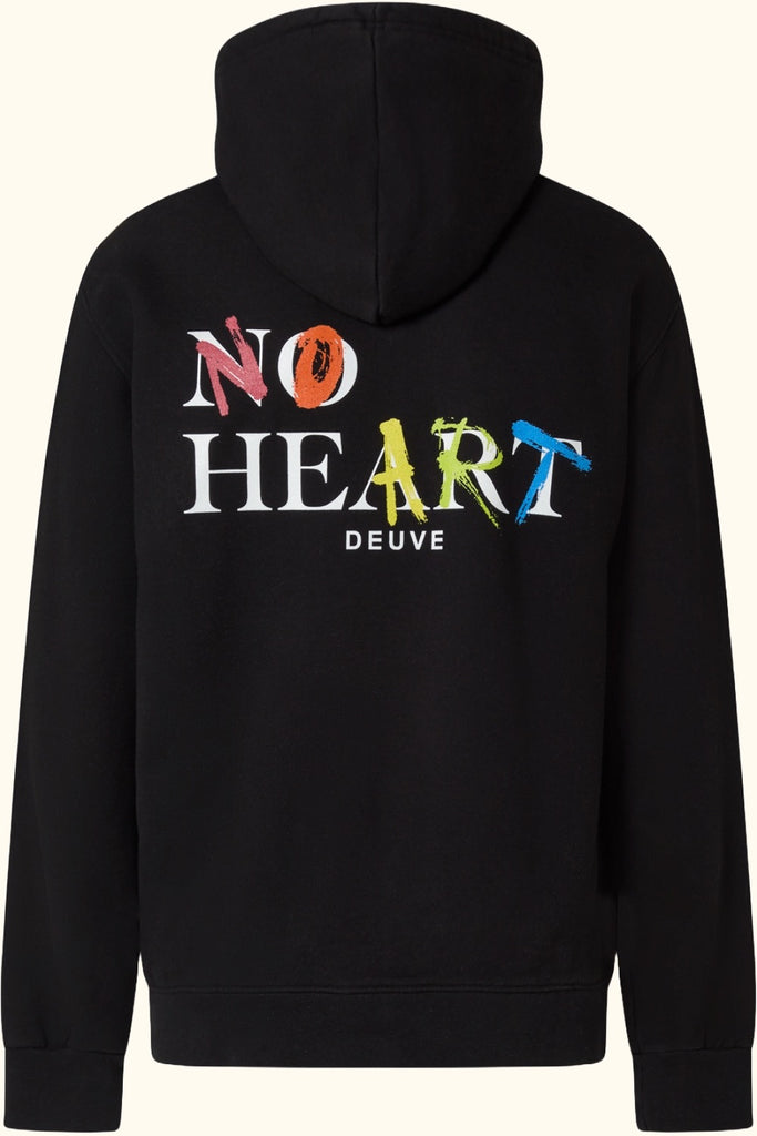 hoodie no heart no art negra deuve brand