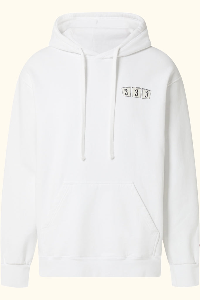 hoodie no triple triple negra blanca brand