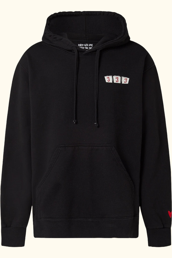 hoodie no triple triple negra deuve brand