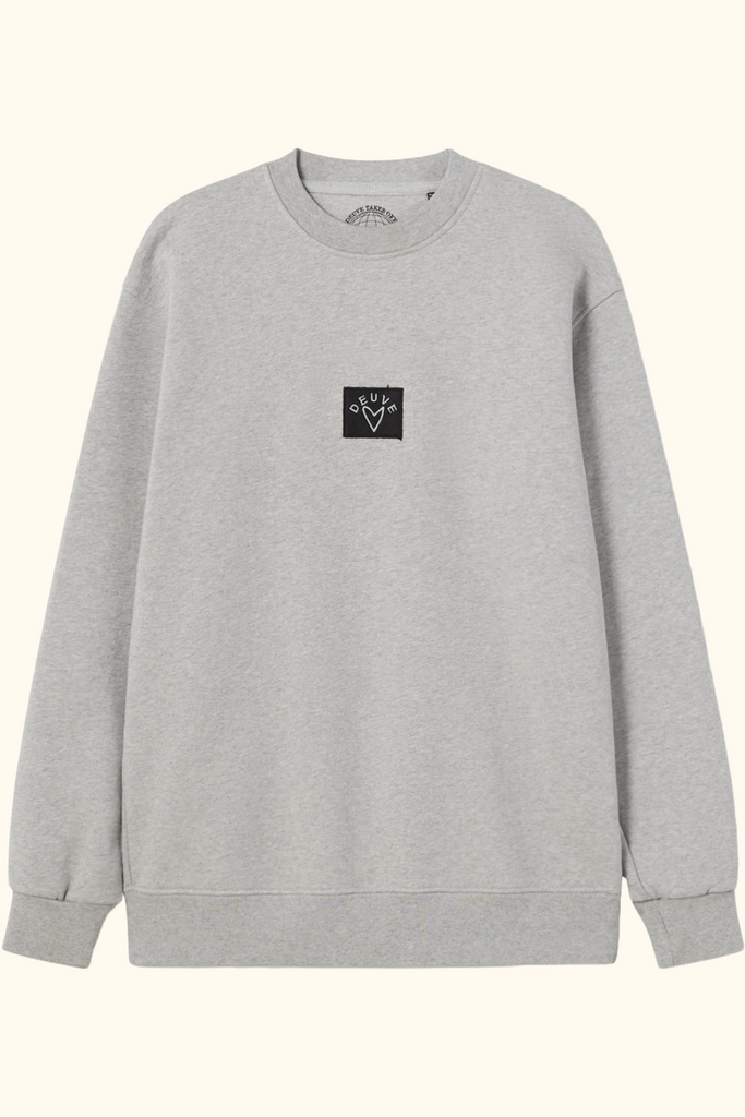 sweatshirt sudadera classic gris deuve brand