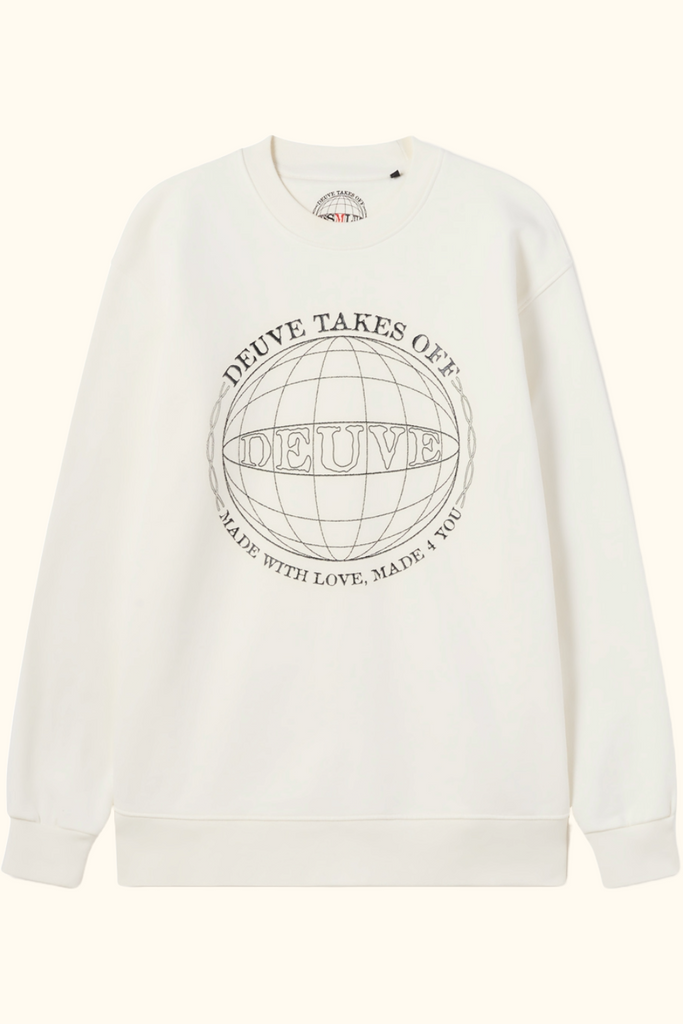 sweatshirt blanco take off friends family DEUVE Brand 