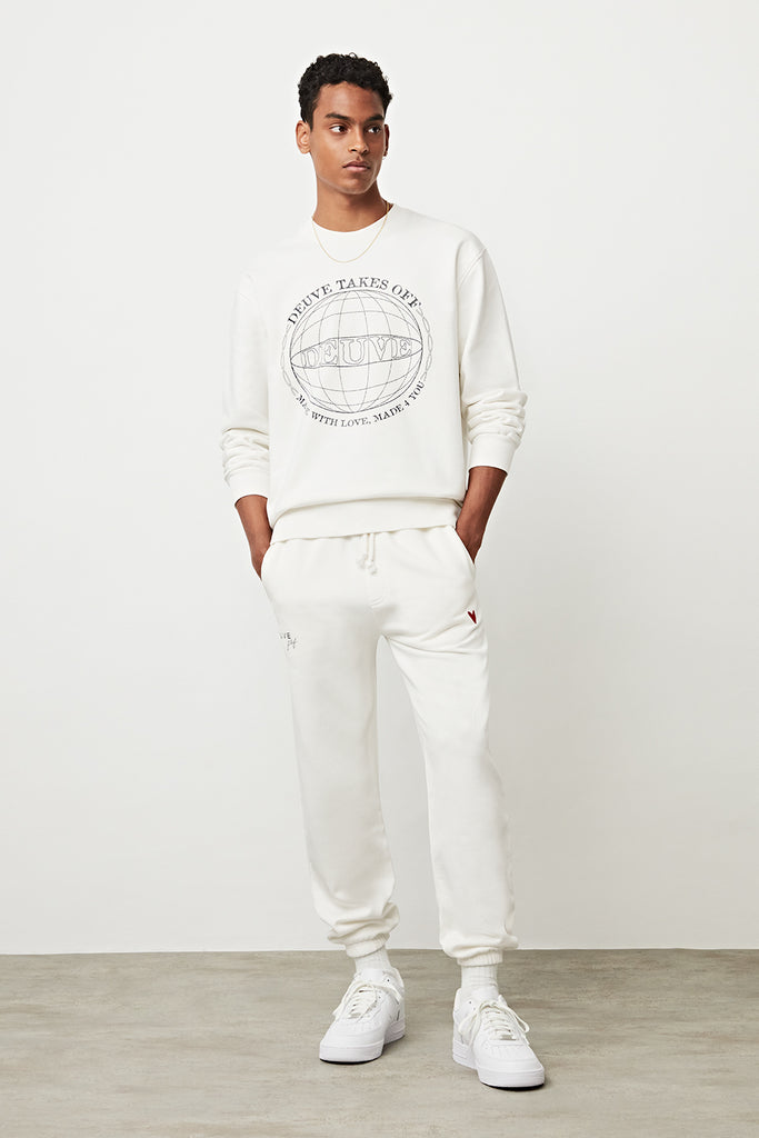 sweatshirt blanco take off friends family DEUVE Brand 