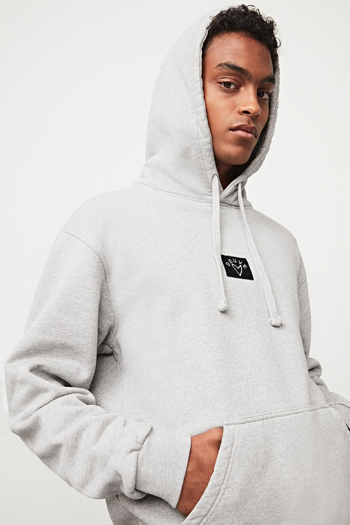 hoodie classic gris deuve brand