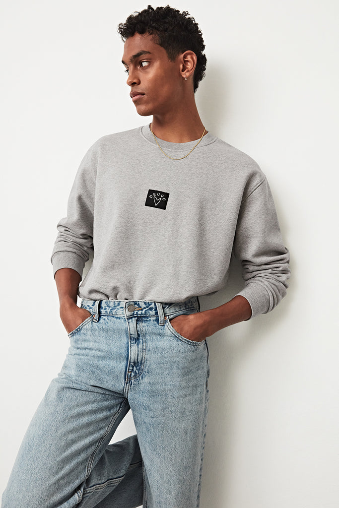 chico sweatshirt sudadera classic gris deuve brand